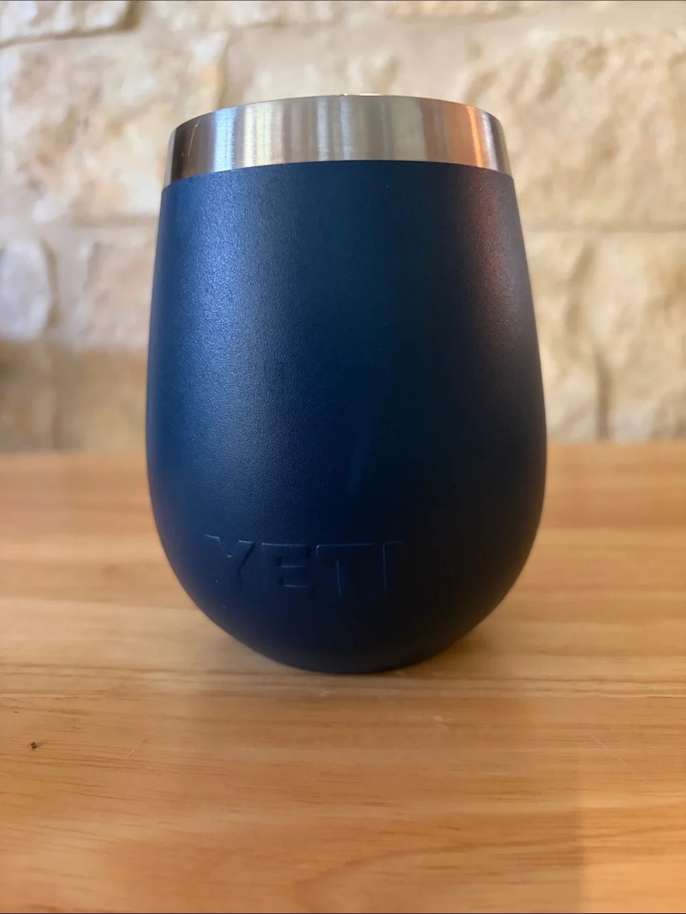 Yeti Navy Blue Wine Tumbler-holds 10oz